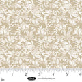 Winter Whispers - Snowflakes - Tan 44" / 45" Fabric Per Yard