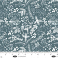 Winter Whispers - Winter Silhouettes - Teal 44" / 45" Fabric Per Yard
