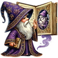 Wizard Gnomes Fabric Panel 17