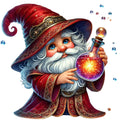 Wizard Gnomes Fabric Panel 24