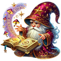 Wizard Gnomes Fabric Panel 25