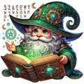 Wizard Gnomes Fabric Panel 4