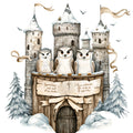 Wizard School Fabric Panel 34