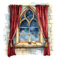 Wizard School Fabric Panel 6