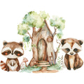 Woodland Animals World Fabric Panel 17