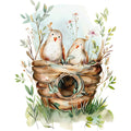 Woodland Animals World Fabric Panel 30