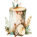 Woodland Animals World Fabric Panel 48