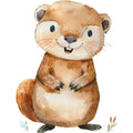 Woodland Animals World Fabric Panel 73