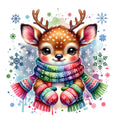 Woodland Baby Animals Fabric Panel 1