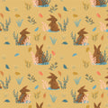Woodland Creatures - Bunny Hops 44" / 45" Fabric Per Yard