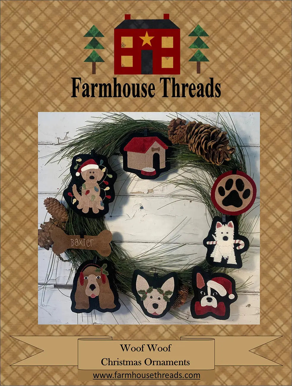 Woof Woof Christmas Ornaments