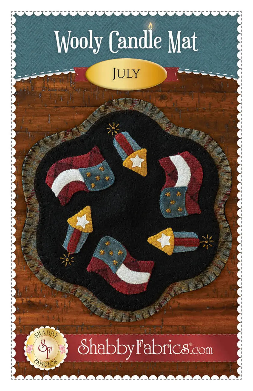 Wooly Candle Mat July