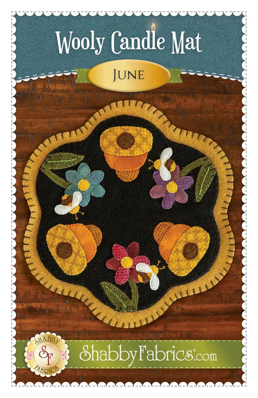 Wooly Candle Mat June