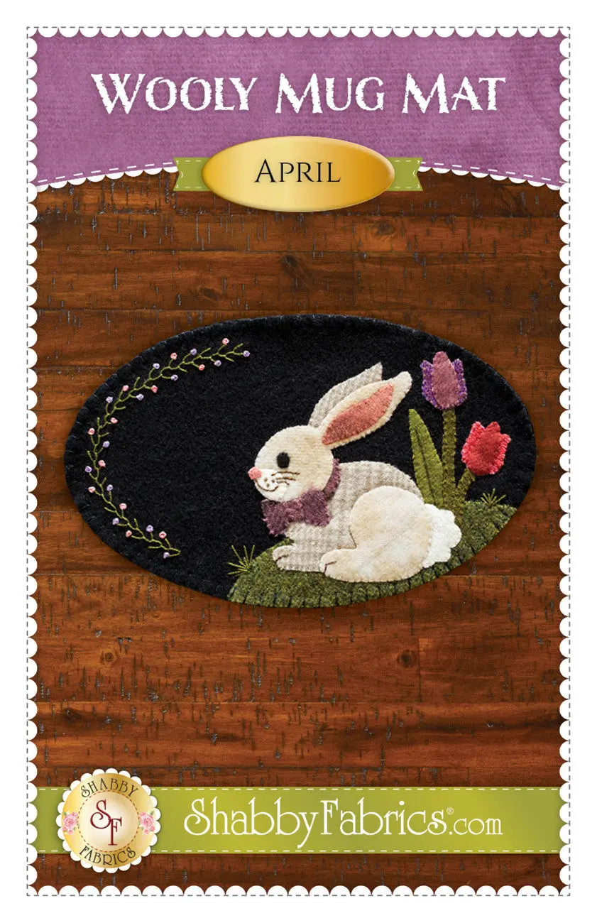 Wooly Mug Mat April