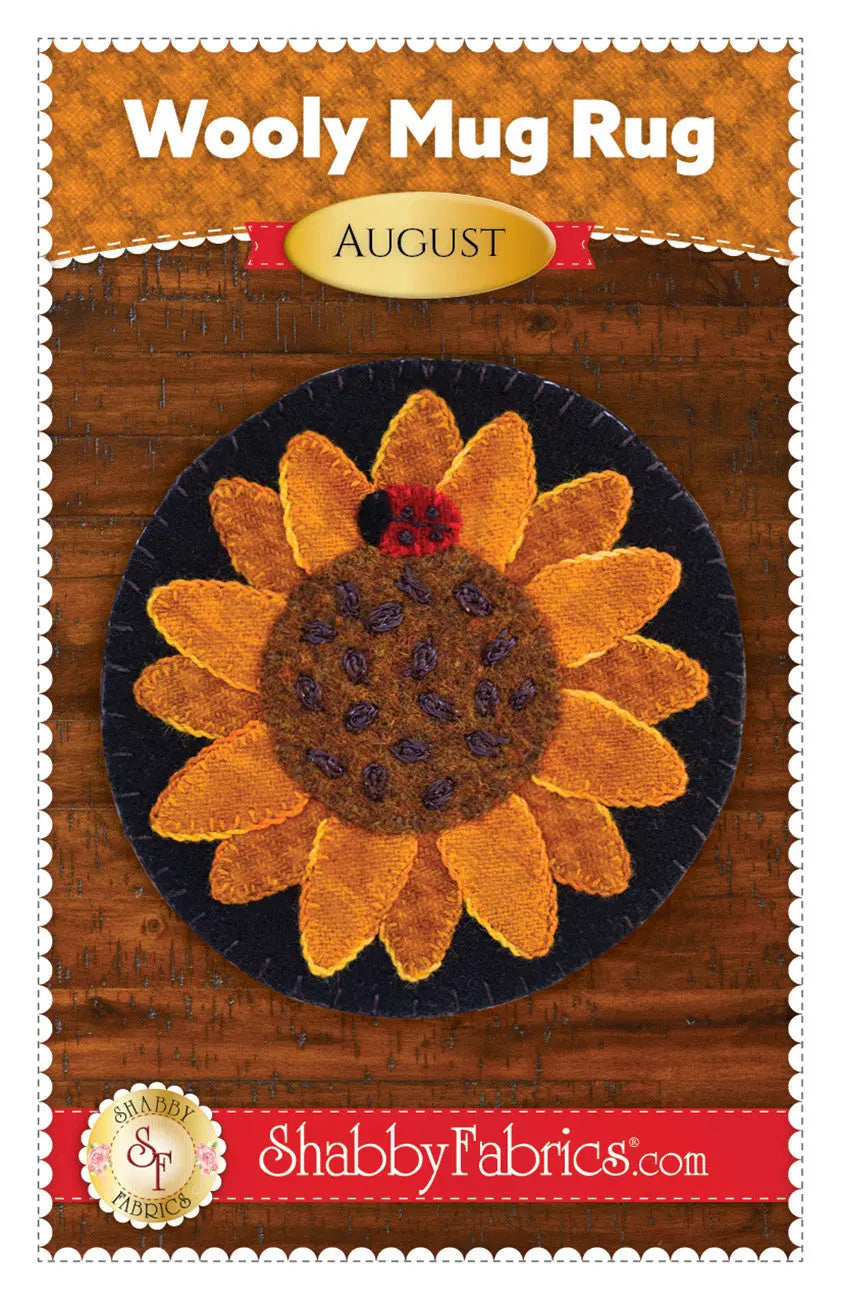 Wooly Mug Rug August