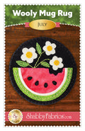Wooly Mug Rug July