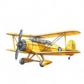 Wright Biplane Fabric Panel 24