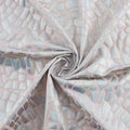 Yaya Han 4 Way Broken Glass Mirror 57" White Fabric Per Yard