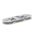 Yaya Han Iron on Fantasy Studded Trim 0.25'' Silver - Per Yard