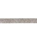 Yaya Han Iron on Rhinestone Trim 0.44" Silver - Per Yard