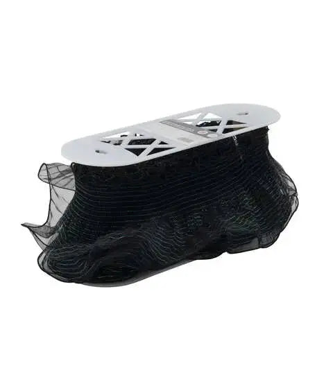 Yaya Han Sew On Mermaid Ruffle Black Iridescent Trim - Per Yard