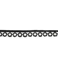 Yaya Han Sew on Fashion Grommet Trim 0.75" Black - Per Yard