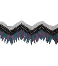 Yaya Han Sew on Tango Sequin Trim 3.25" Black - Per Yard