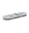 Yaya Han Sew on Valkyrie Beaded Trim 0.75'' Silver - Per Yard