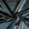 Yaya Han Stretch Holographic Pleather 55" Black Fabric Per Yard