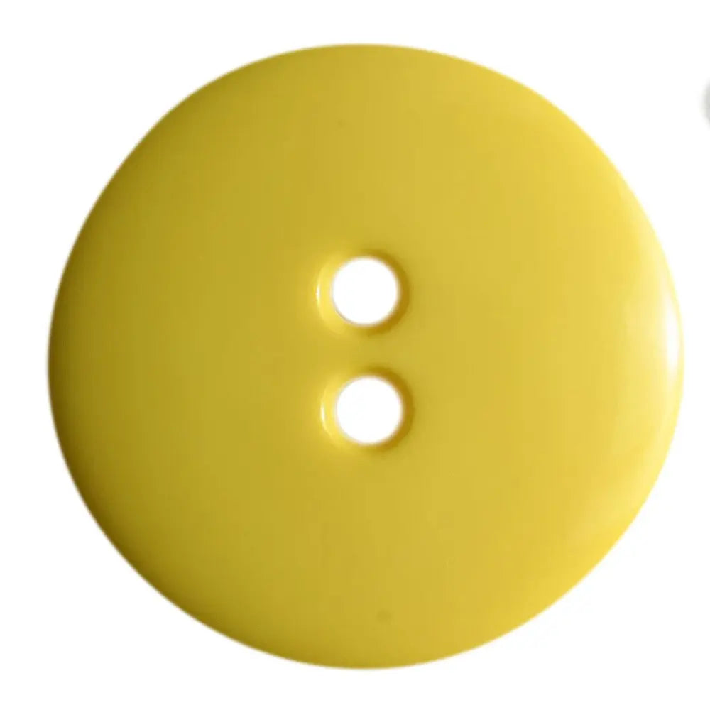 Yellow 1/2in 2 Hole Button 24 per Tube