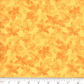 Yellow Harvest Leaves 45" Wide Cotton Fabric Per Yard