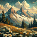 Yellowstone Landscape Fabric Panel 7