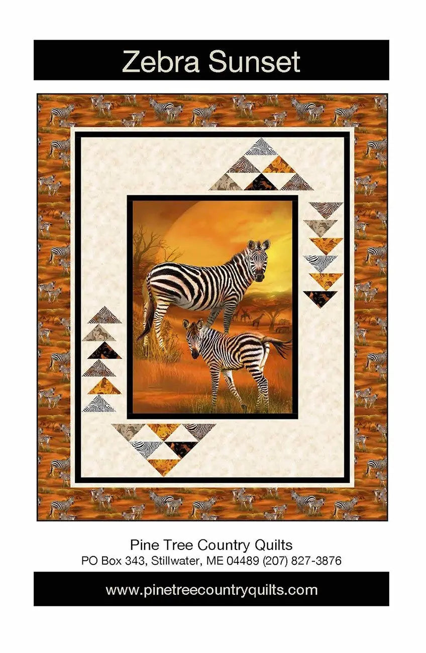 Zebra Sunset