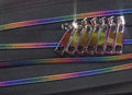 Zipper Jewel Coil Black Tape