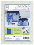 Zippity Do Done Cosmetic Bags QAYG Navy Zip