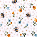 Raindrop Bees And Blooms Cloud Cuddle 58/60" Fabric Per Yard