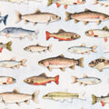 Multi Plenty Of Fish Digital Cuddle 58/60" Fabric Per Yard