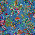 Woven Memories Multi Cotton 44"/45" Fabric Per Yard