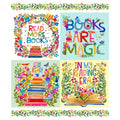 Multi Books Are Magic 36" Panel