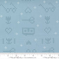 Make Time Blush Bluebell 44"/45" Fabric Per Yard