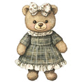 Classic Teddy Bear Fabric Panel 32