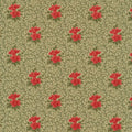 Poinsettia Plaza Sage 44"/45" Fabric Per Yard