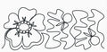 Flower Meandering Digital E2E - Linda's Electric Quilters