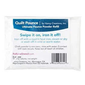 Pounce Powder Ultimate White Refill - Linda's Electric Quilters