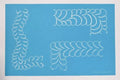 30459 Feather Border 3 in 1 Collection Stencil - Linda's Electric Quilters