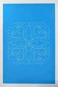 30591 Beau Feather Stencil 9" x 9" - Linda's Electric Quilters