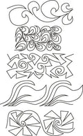 702 Roll 2 Pantograph by Linda V. Taylor - Linda's Electric Quilters