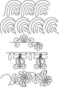 706 Roll 6 Pantograph by Linda V. Taylor - Linda's Electric Quilters