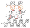 801 Combo Pantograph by Linda V. Taylor - Linda's Electric Quilters