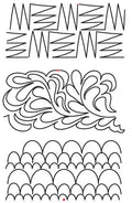 805 Combo Pantograph by Linda V. Taylor - Linda's Electric Quilters